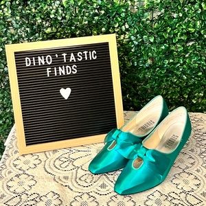 Vintage Studio 6 Satin Heels